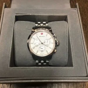 Michele | Accessories | Michele Silver Uptown Diamond Dial  display picture 1